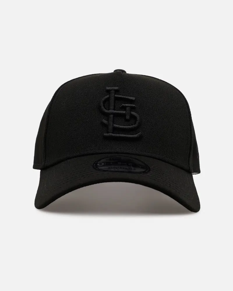 New Era St. Louis Cardinals 'Easy Black' 9Forty A-Frame Snapback Black/Black 1