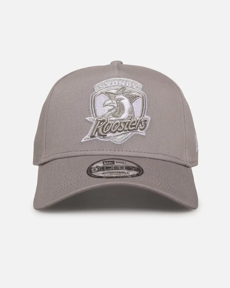 New Era Sydney Roosters 'Nrl Grey & White' 9Forty A-Frame Snapback Gray 1