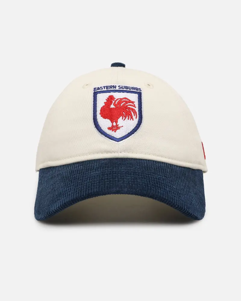 New Era Sydney Roosters 'Nrl Retro Corduroy Logo' 9Twenty Strapback Chrome White 1