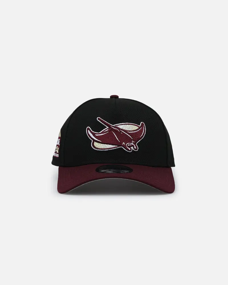 New Era Tampa Bay Rays 'Burgundy Bounceback' 9Forty A-Frame Snapback Black/Maroon 1