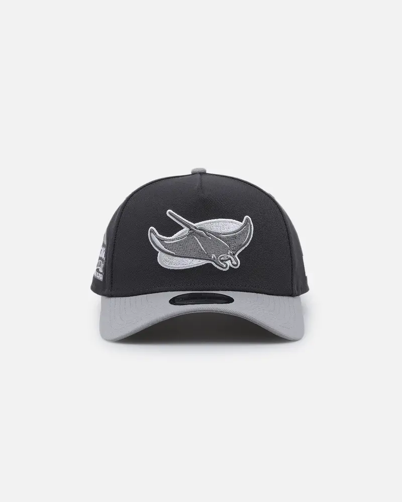 New Era Tampa Bay Rays 'Shadow Greys' 9Forty A-Frame Snapback Graphite/Grey 1