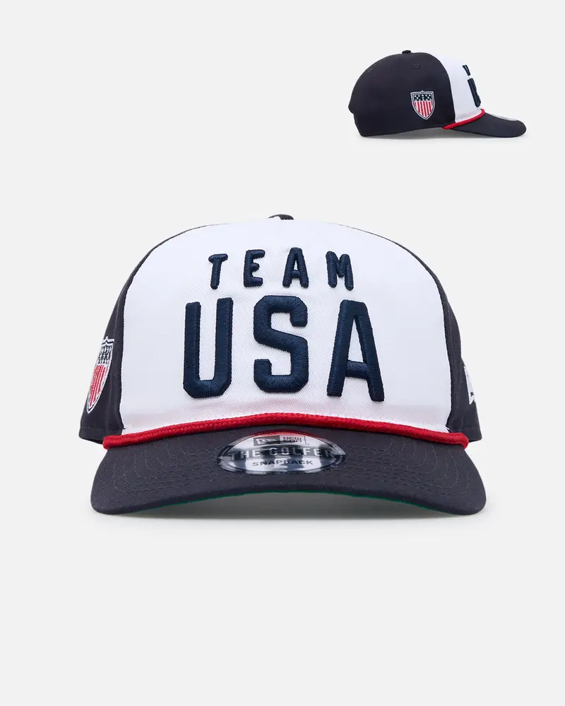 New Era Team Usa Golfer Snapback White/Navy 1