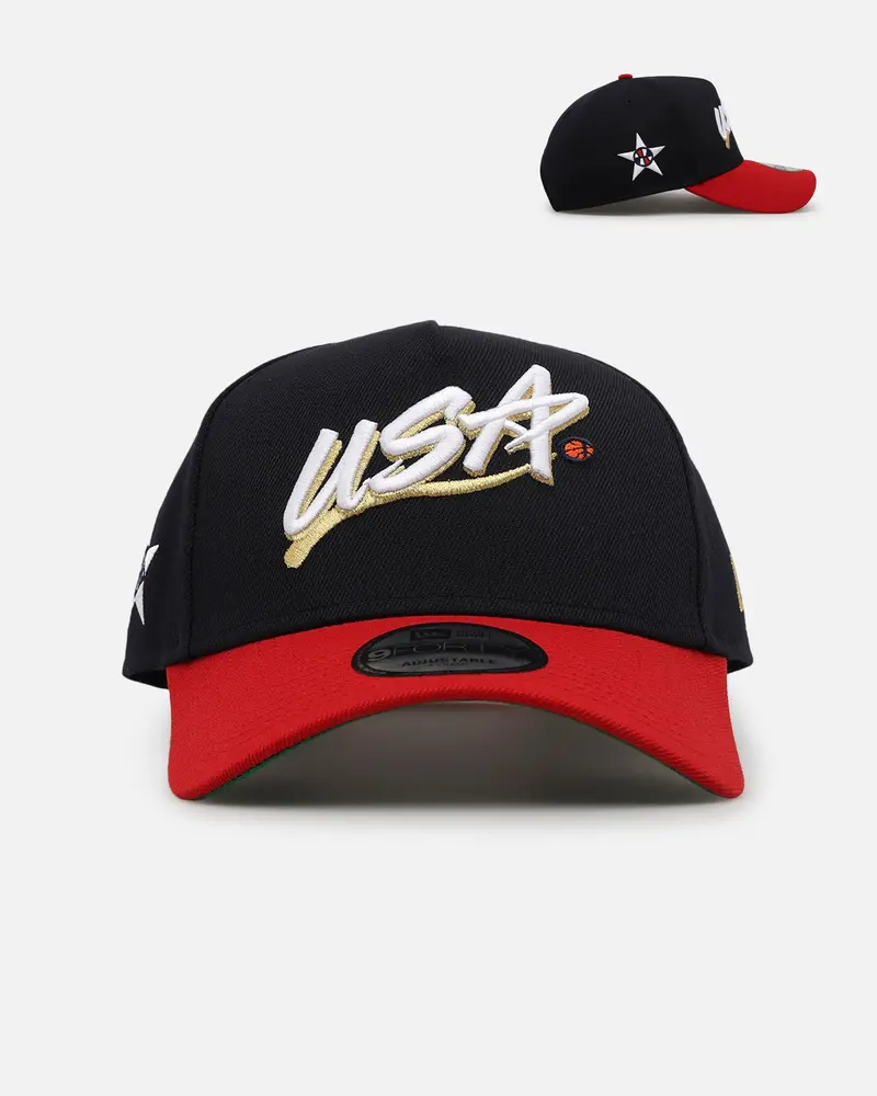 New Era Team Usa 'Usa Basketball' 9Forty A-Frame Snapback Navy/Red 1