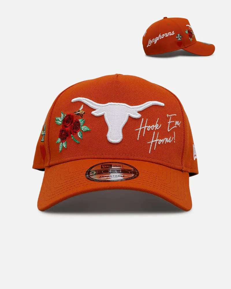 New Era Texas Longhorns 'One Love' 9Forty A-Frame Snapback Official Team Color 1