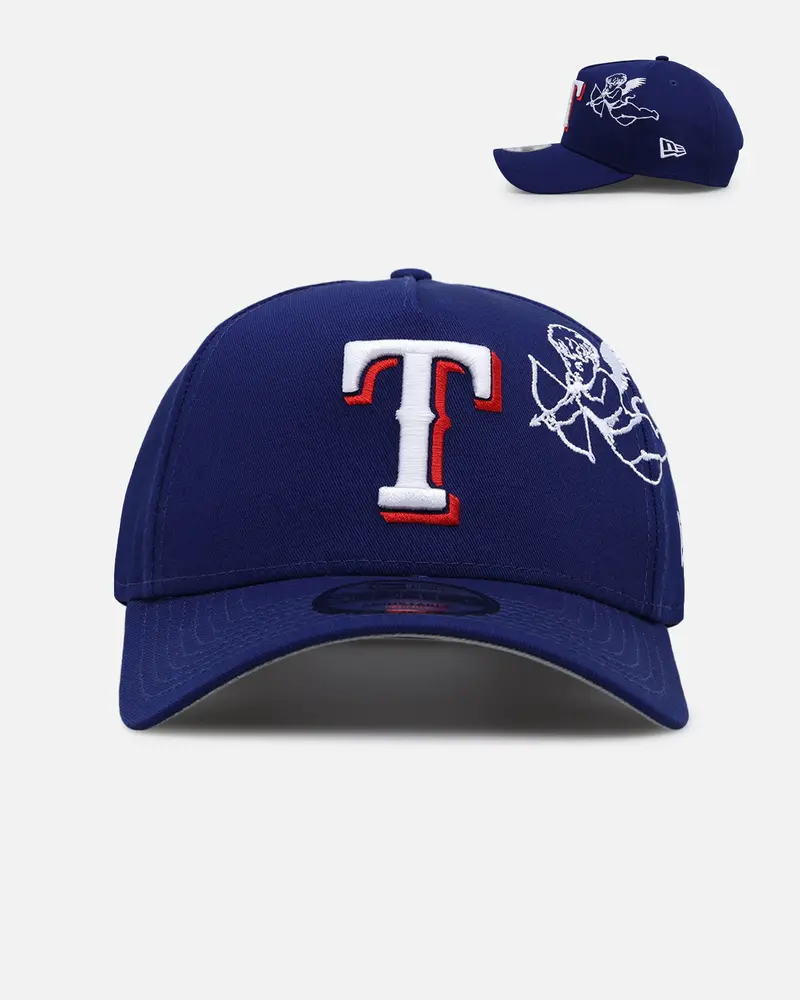 New Era Texas Rangers 'Cherub Official Team Color' 9Forty A-Frame Snapback Blue 1