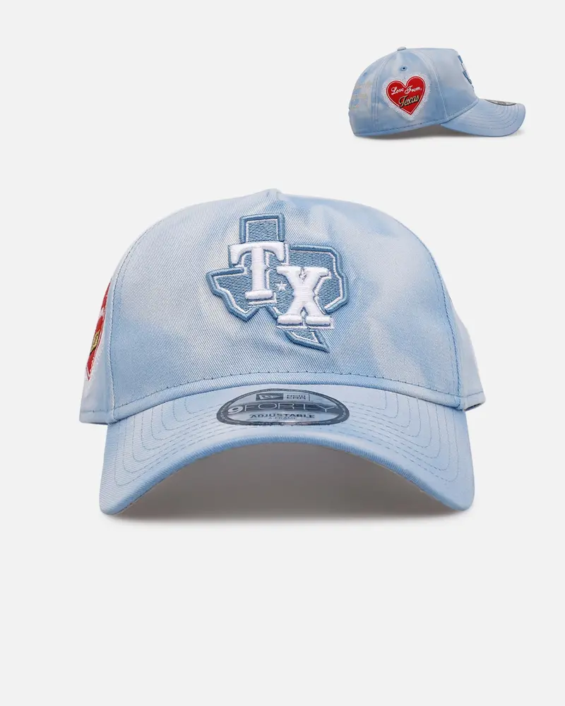 New Era Texas Rangers 'Hopeless Romantic' 9Forty A-Frame Snapback Sky Blue 1