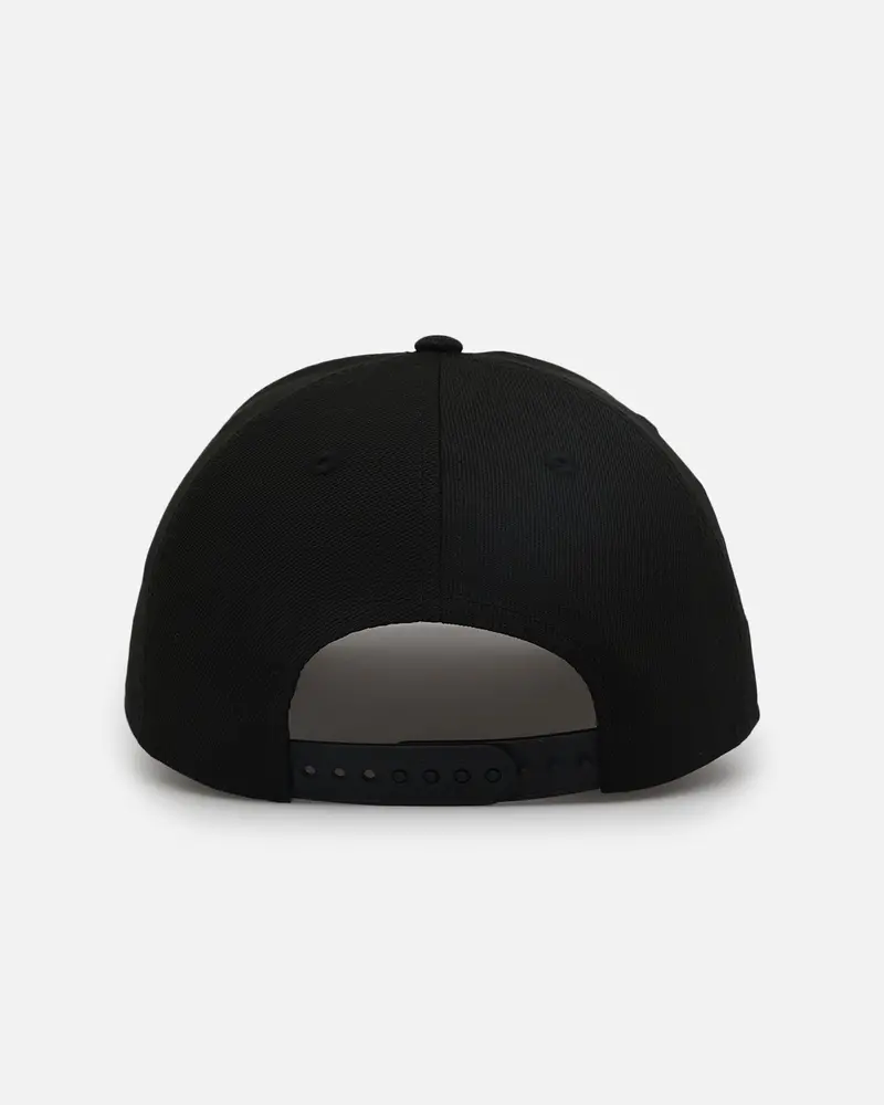New Era Texas Rangers 'Metallic Wordmark' 9Forty A-Frame Snapback Black 2