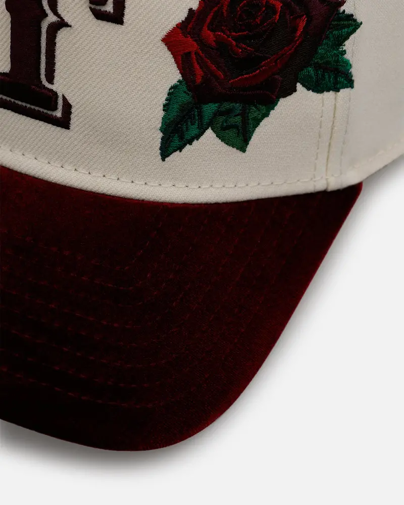 New Era Texas Rangers 'Velvet Roses' 9Forty A-Frame Snapback Chrome 2