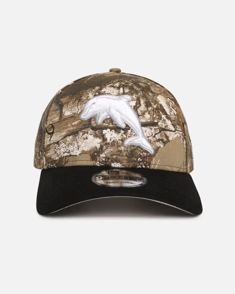 New Era The Dolphins 'Nrl Real Tree' 9Forty A-Frame Snapback Real Tree Camo 1