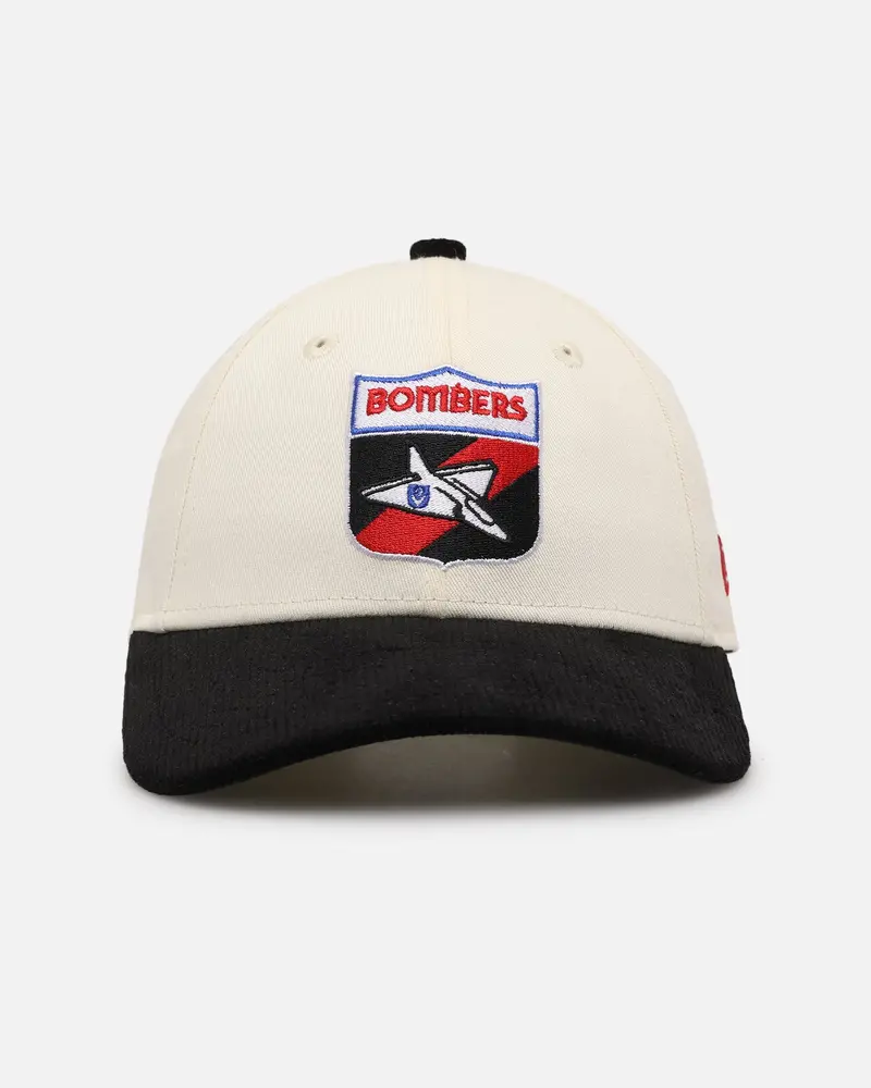 New Era Toddlers Essendon Bombers 9Forty Stretch Fit Chrome White 1