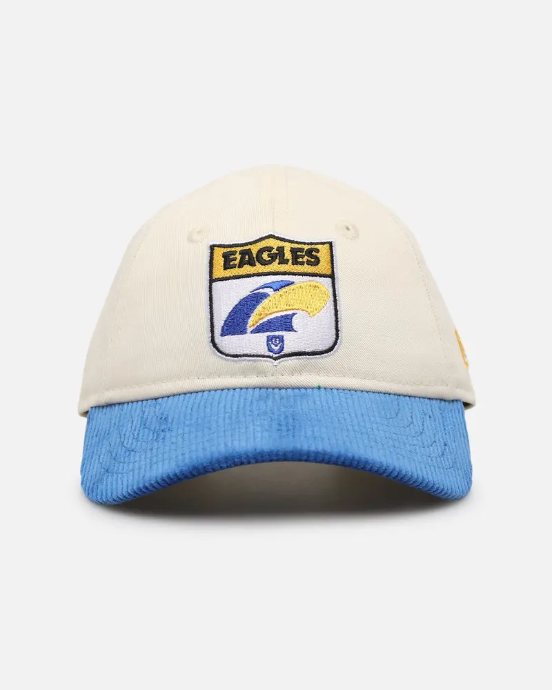 New Era Toddlers West Coast Eagles 9Forty Stretch Fit Chrome White 1