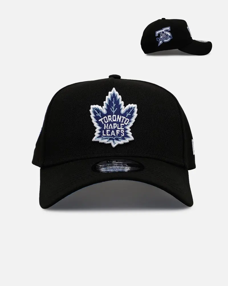 New Era Toronto Maple Leafs 'Black And Sky Blue' 9Forty A-Frame Snapback Black/Sky Blue 1