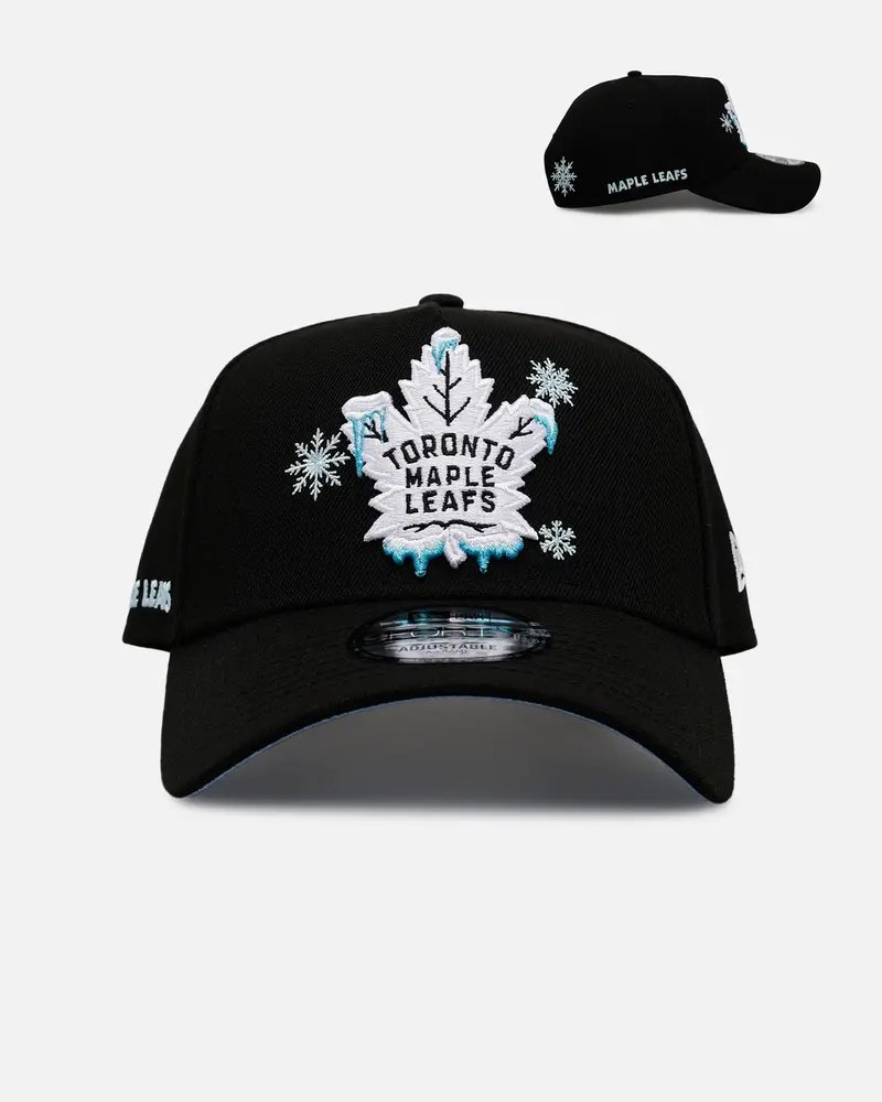New Era Toronto Maple Leafs 'Cold As Ice' 9Forty A-Frame Snapback Black 1