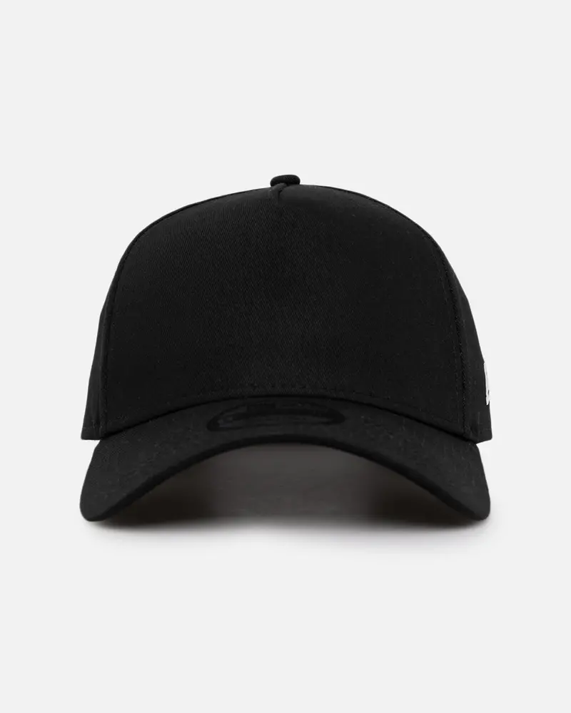 New Era Triple Black Blank 9Forty A-Frame Snapback Black 1