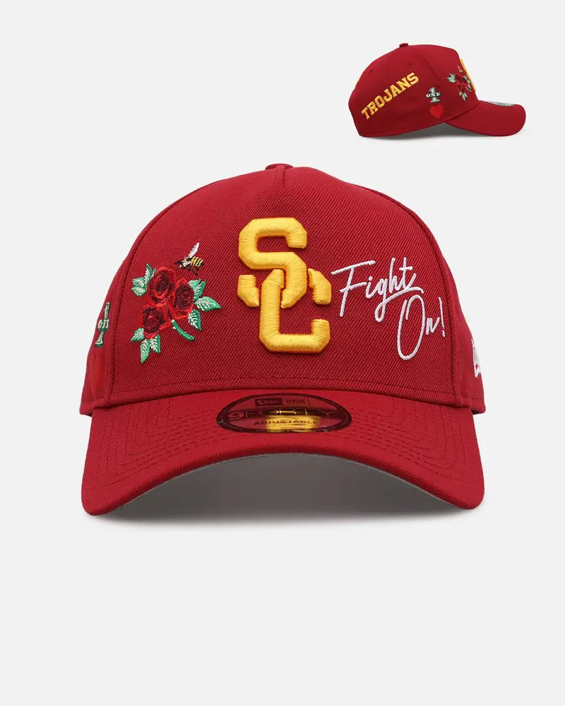 New Era University Of Southern California Trojans 'One Love' 9Forty A-Frame Snapback Official Team Color 1