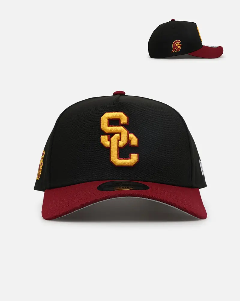 New Era University Of Southern California Trojans 'Usc Pack' 9Forty A-Frame Snapback Black/Burgundy 1