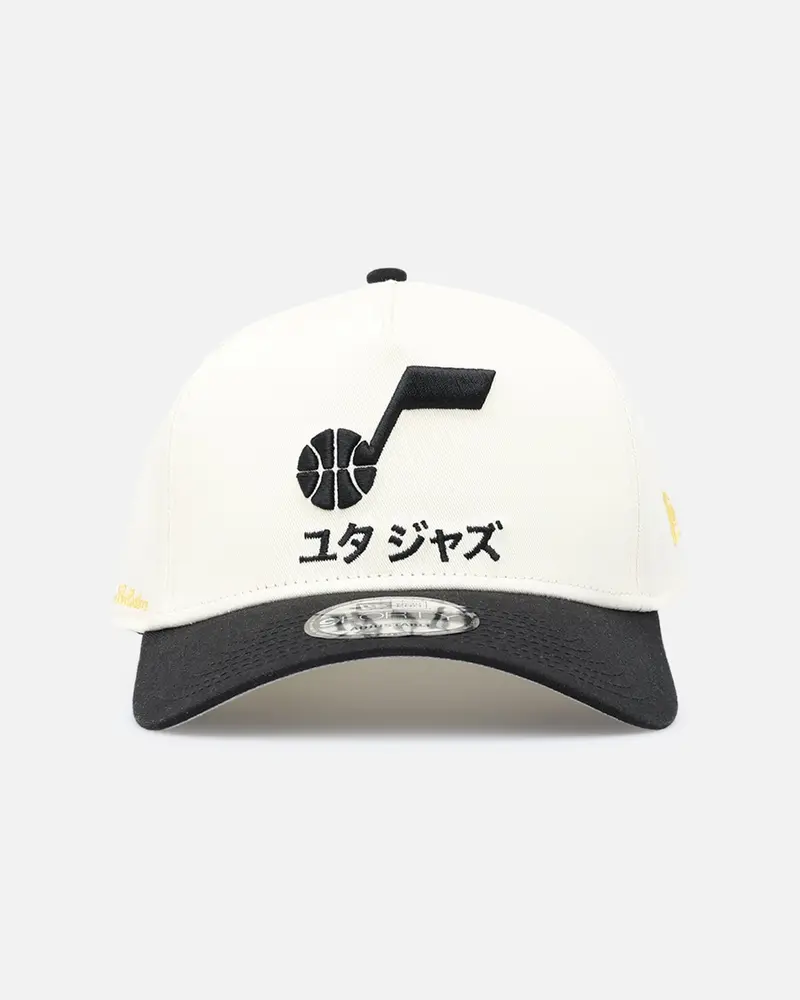 New Era Utah Jazz 'Nba X Hyperfly' 9Forty A-Frame Snapback Chrome White 1