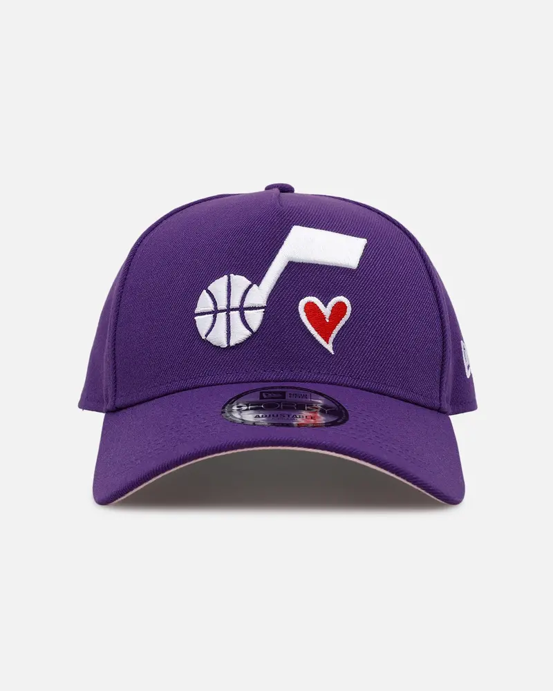 New Era Utah Jazz 'Team Color Hearts' 9Forty A-Frame Snapback Official Team Color 1