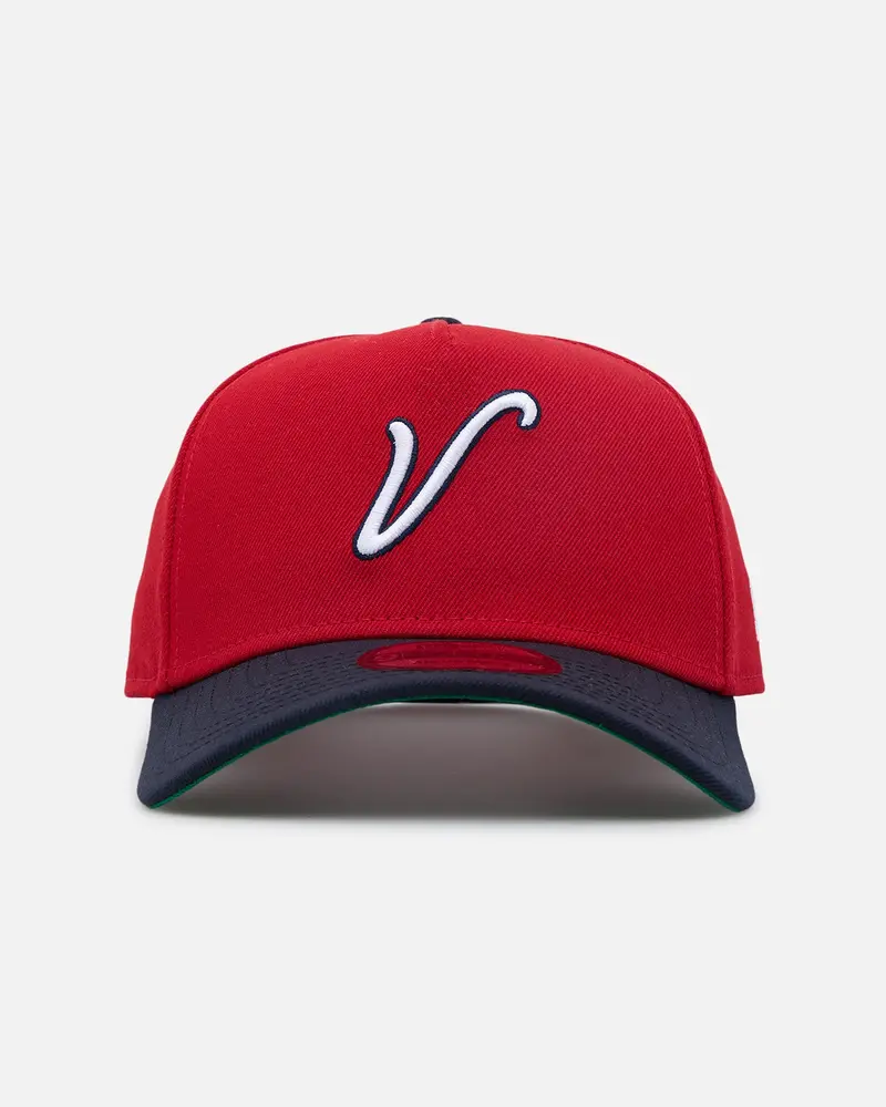 New Era Veracruz Aguilas "Liga Mexicana De Beisbol" 9Forty Snapback Red/Navy 1