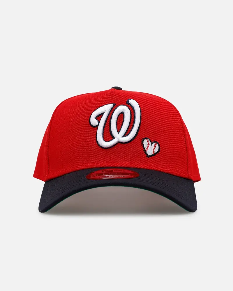 New Era Washington Nationals 'Baseball Hearts' 9Forty A-Frame Snapback Official Team Color 1