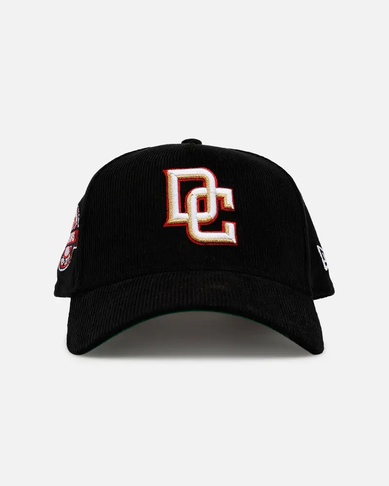 New Era Washington Nationals 'Black Cord' 9Forty A-Frame Corduroy Snapback Black 1