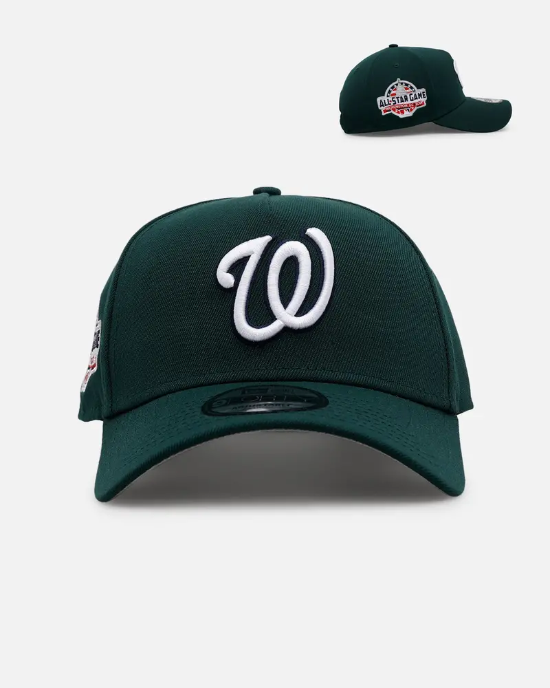 New Era Washington Nationals 'Evergreen' 9Forty A-Frame Snapback Dark Green 1