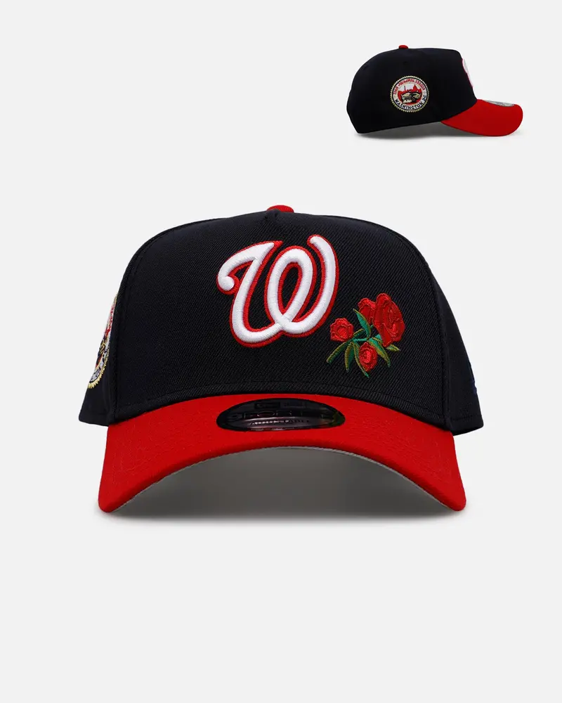 New Era Washington Nationals 'Official Team Color Rose' 9Forty A-Frame Snapback Official Team Color 1