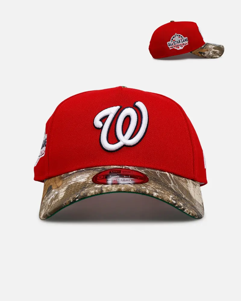 New Era Washington Nationals 'Realtree Visor' 9Forty A-Frame Snapback Official Team Color 1