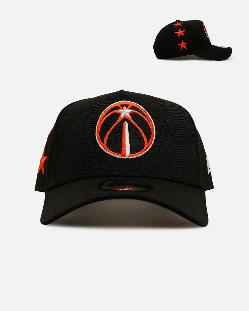 New Era Washington Wizards 'Nba Dia De Los Muertos' 9Forty A-Frame Snapback Black/Orange 1