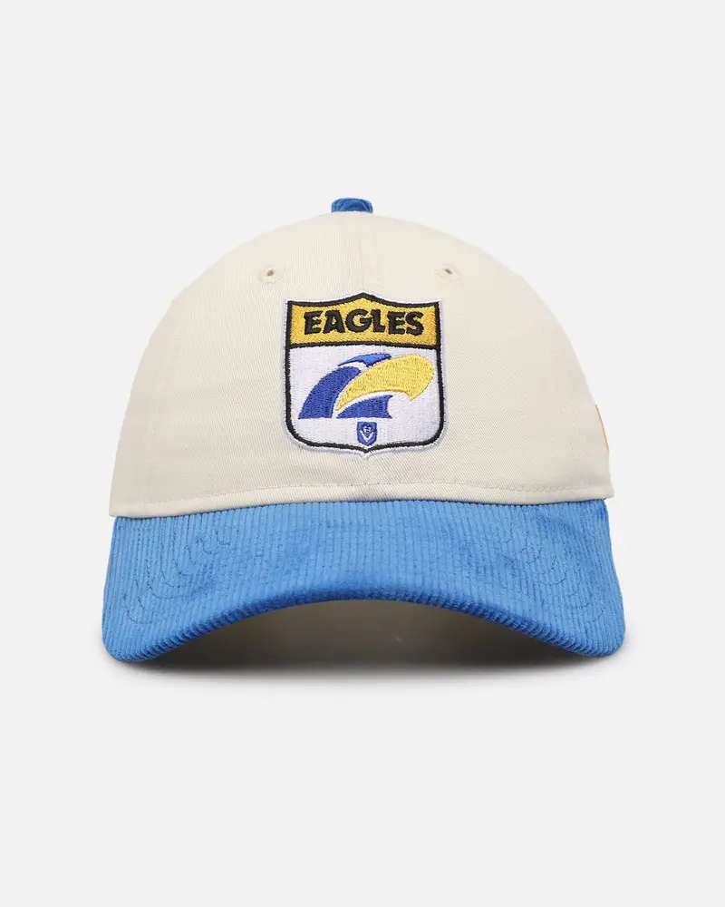 New Era West Coast Eagles 9Twenty Strapback Chrome White 1