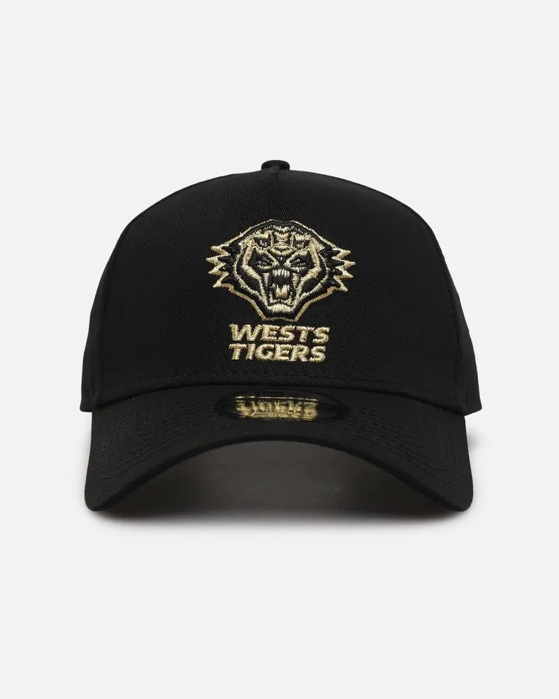 New Era Wests Tigers 9Forty A-Frame Snapback Black/Gold 1