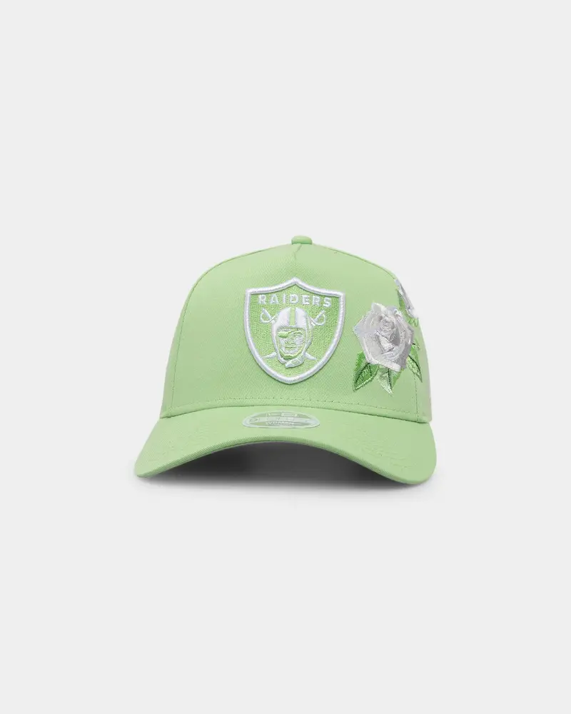 New Era Women's Las Vegas Raiders 'Pastel Rose' 9Forty A-Frame Snapback Spearmint/White 1