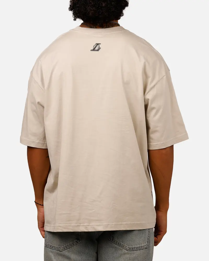 New Era X Bristol Studio Los Angeles Lakers 'Teams Edition' T-Shirt Stone 2