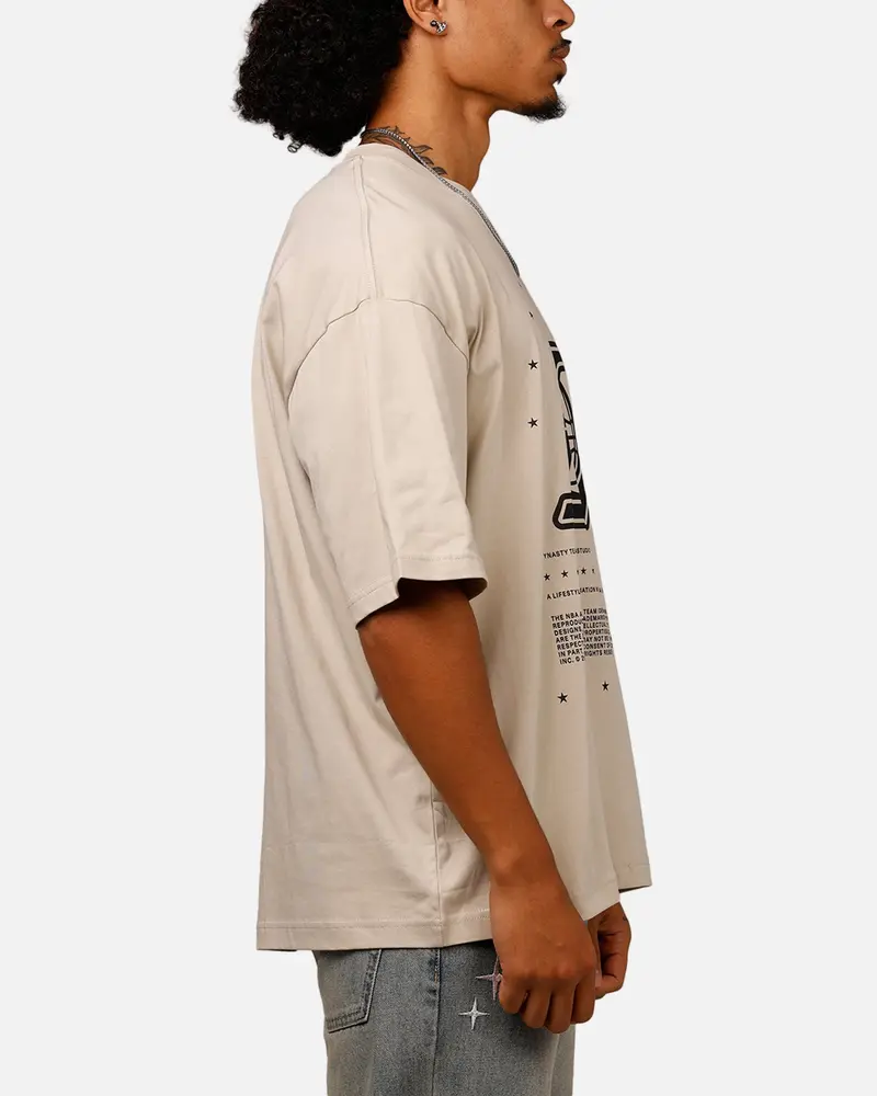 New Era X Bristol Studio Los Angeles Lakers 'Teams Edition' T-Shirt Stone 4