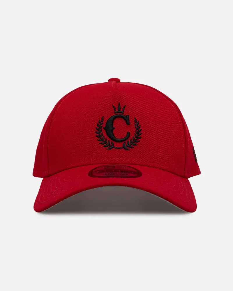 New Era X Culture Kings 9Forty A-Frame Snapback Red/Black 1
