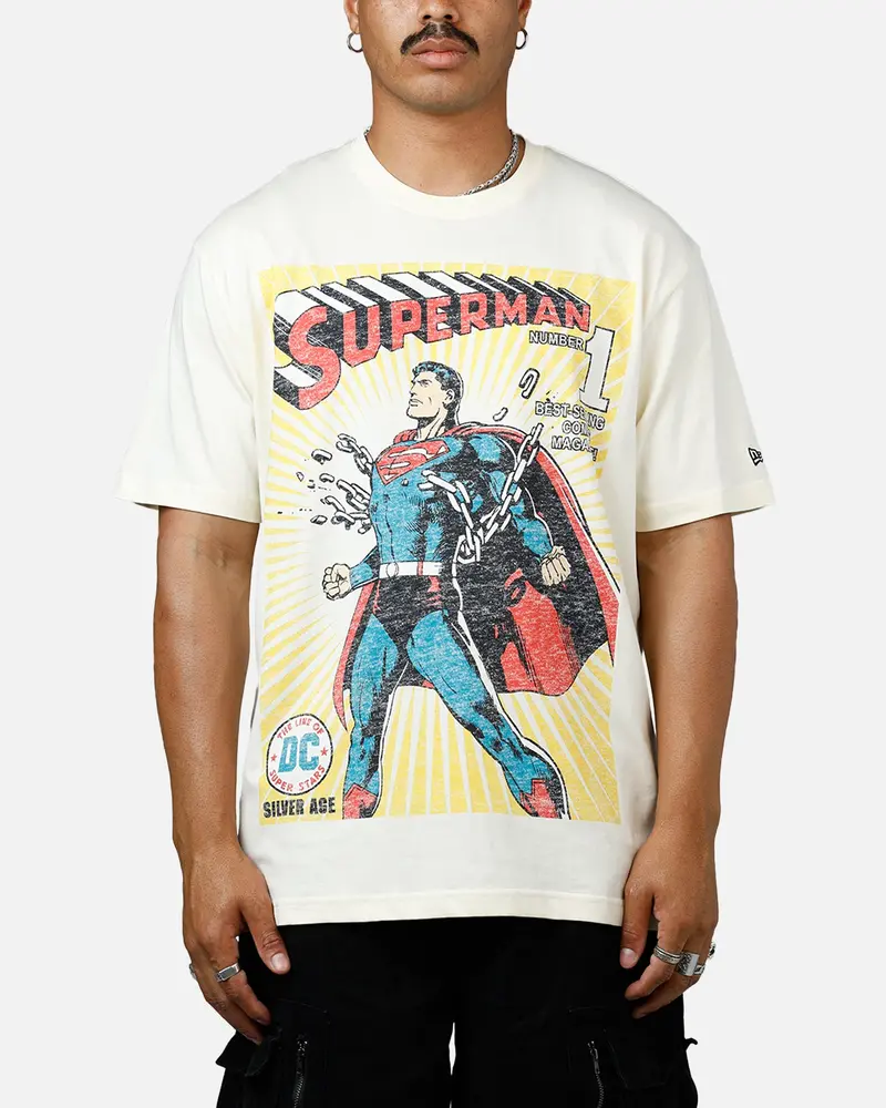 New Era X Dc Superman T-Shirt Chrome 1