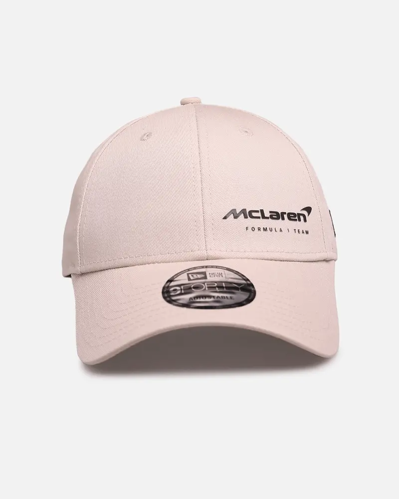 New Era X Mclaren 'Essential' 9Forty Casual Snapback Light Beige 1