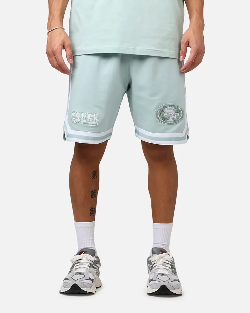 New San Francisco 49Ers 'Logo Select Mint' Shorts Mint/White 1