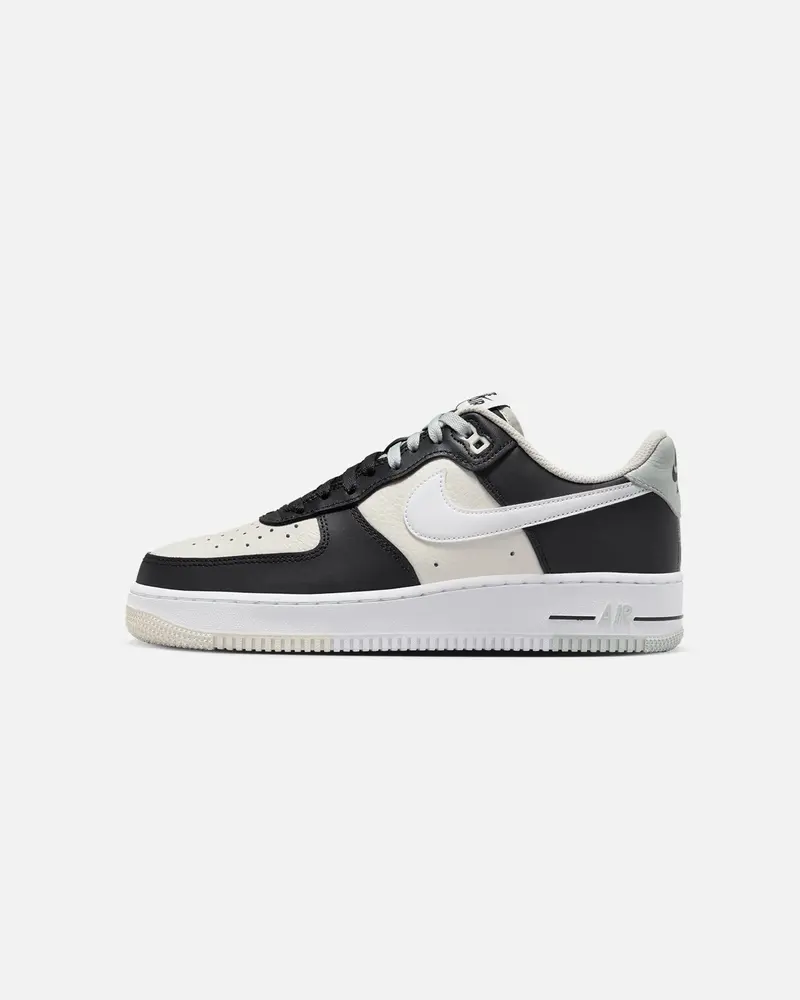 Nike Air Force 1 '07 Lv8 Rmx "Split Black Phantom" Black/Silver 1