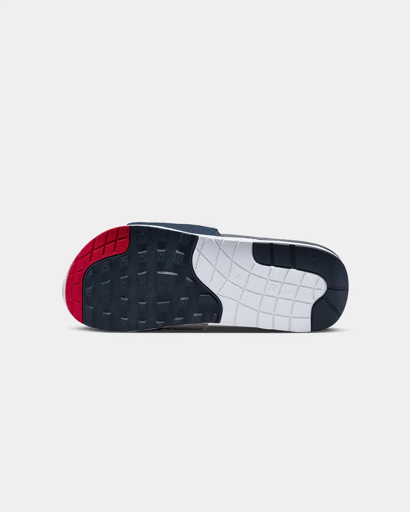 Nike Air Max 1 Slides White/Obsidian 4