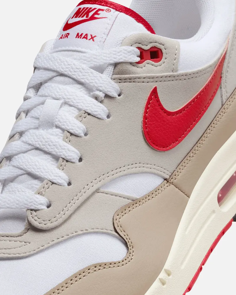 Nike Air Max 1 White/University Red 6