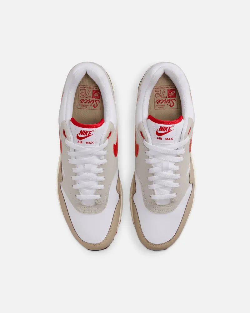 Nike Air Max 1 White/University Red 7