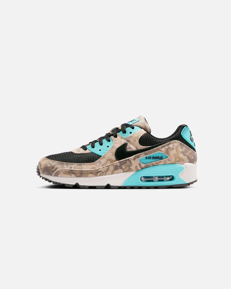 Nike Air Max 90 Premium "Camo" Sanddrift/Black-Aurora Green 1