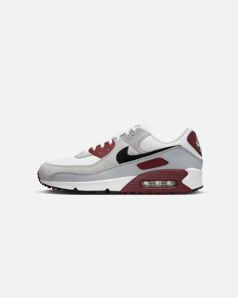 Nike Air Max 90 White/Black-Dark Team Red 1