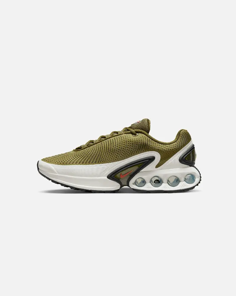 Nike Air Max Dn "Olive Flak" Olive Flak/Gym Red 1