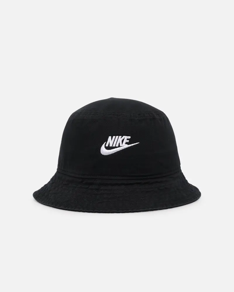 Nike Apex Futura Washed Bucket Hat Black/White 1
