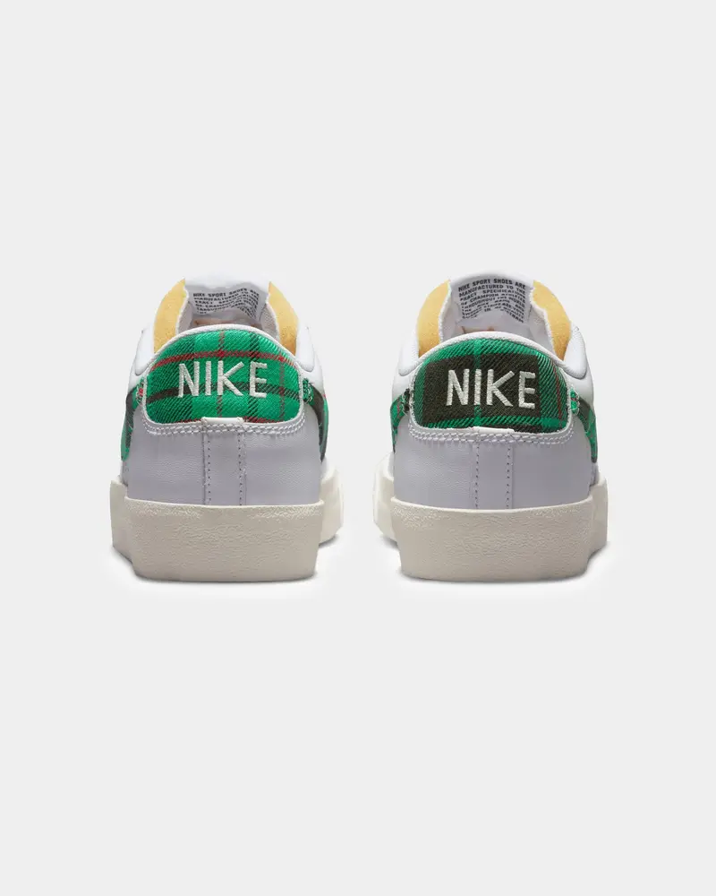 Nike Blazer Low '77 Premium "Tartan" White/Stadium Green 3