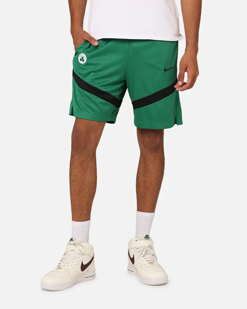 Nike Boston Celtics Dri-Fit Practice Icon+ Shorts Clover/Black 1