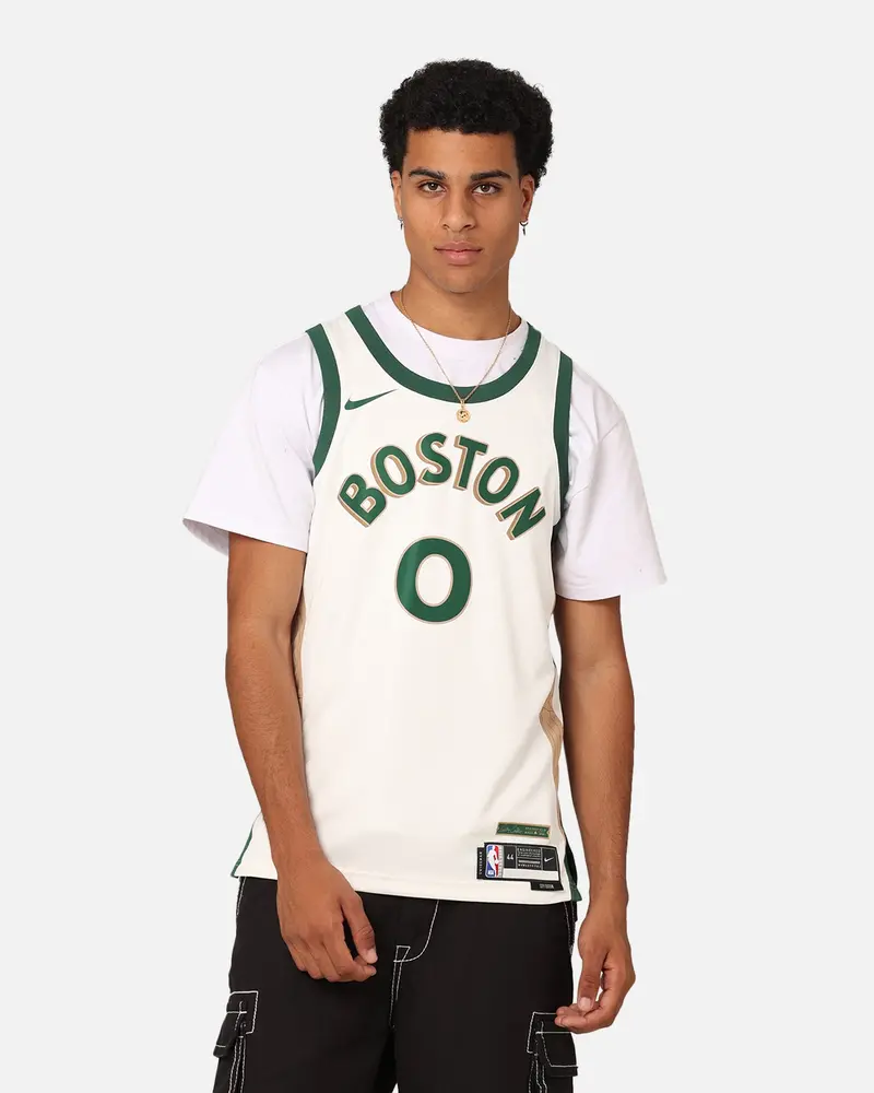 Nike Boston Celtics Jayson Tatum Dri-Fit Swingman Jersey Sail 1