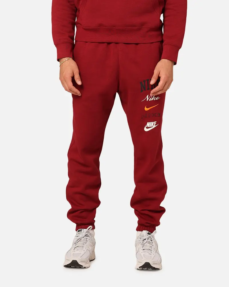 Nike Club Fleece Pants Team Red/Sail 1